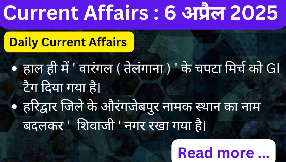 Current Affairs Today