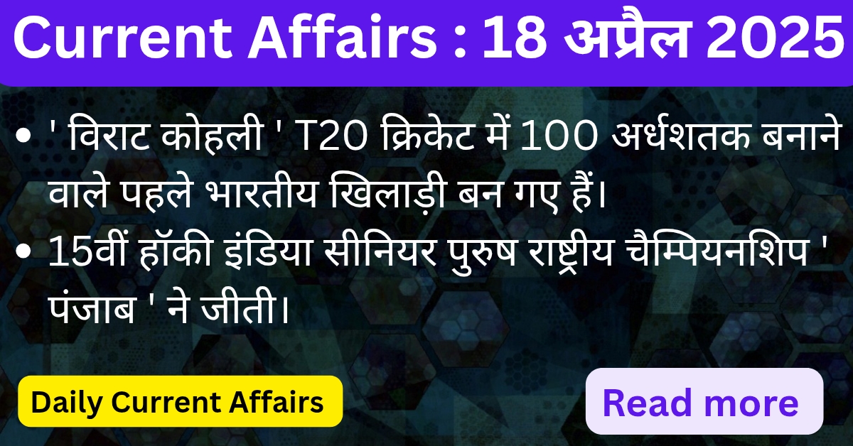 Current Affairs Today